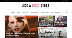 Desktop Screenshot of likeabossgirls.com