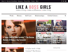 Tablet Screenshot of likeabossgirls.com